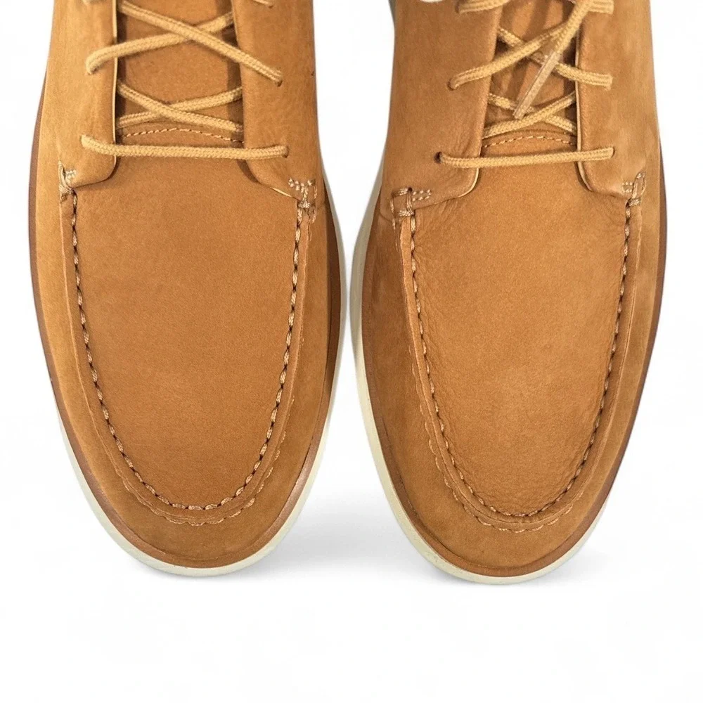 Sperry John Legend Commodore Rust Leather Lace Up Boots Mens Sz 10.5 M‎